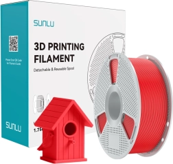 Filamento Sunlu ASA rojo 1,75 mm