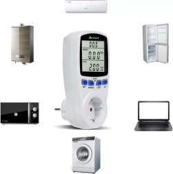 Vatímetro digital: medidor de consumo energético para enchufe