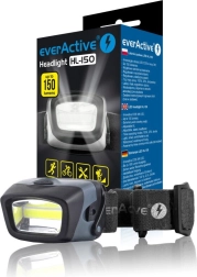 Linterna frontal LED 150 lm EVERACTIVE HL-150