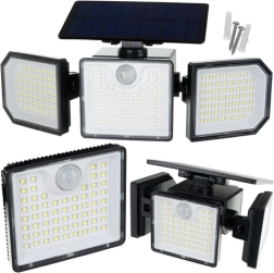 Luz de pared solar IZOXIS 167 LED 500 lm con mando a distancia y sensor de movimiento