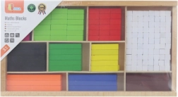 VIGA regletas de conteo Cuisenaire de madera, 308 piezas