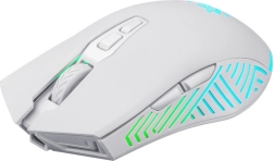 Ratón gaming inalámbrico PANDORA 3200 DPI blanco