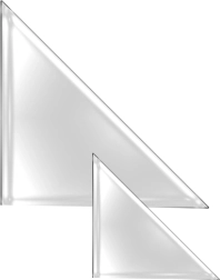 Esquinas autoadhesivas A4, transparentes — 6 uds