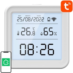 Sensor inteligente de temperatura y humedad Wi‑Fi GOSUND S6 con pantalla LCD