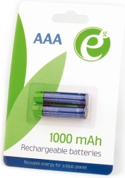 Baterías recargables Ni‑MH AAA 1000 mAh, 2 uds
