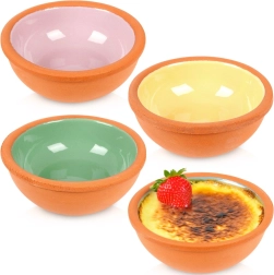 Cuencos de cerámica para gratinar de 150 ml - 4 unidades