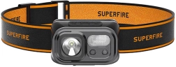 Linterna frontal Superfire HL23-S, 350 lm, USB-C