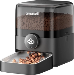 Dosificador inteligente de comida para mascotas Oneisall con Wi‑Fi y capacidad de 3 l