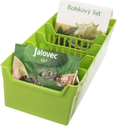 Organizador de cocina verde para especias 30 × 13 × 8 cm