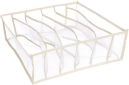 Organizador para armario con 6 compartimentos para ropa interior – blanco