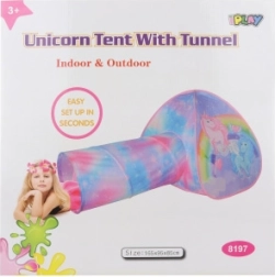 Tienda de campaña con túnel Unicornios