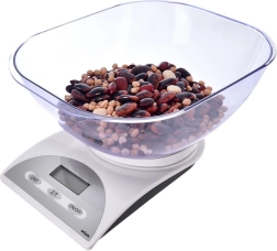 Báscula de cocina digital con bol 5 kg