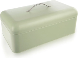 Panera metálica GREENISH, verde menta mate, 42,5 × 23 × 20 cm