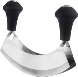 Cortador de hierbas de acero de 17 cm