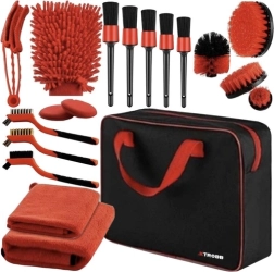 Gran set de detailing para coche XTROBB, 19 piezas en bolsa