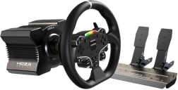 Set Moza Racing R5 RS20 con volante de accionamiento directo, pedales SR‑P Lite y sujeción de mesa (PC)