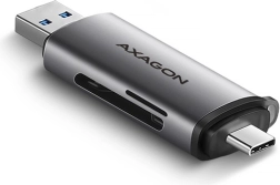 Lector externo de tarjetas USB3.2 Gen 1 Type-C + Type-A SD/microSD