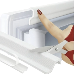 Burlete autoadhesivo para ventanas y puertas RUHHY - blanco