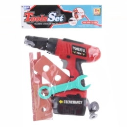 Taladro infantil a pilas con accesorios