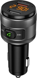 Transmisor FM con Bluetooth, USB y pantalla LED