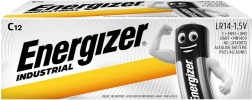 Pilas alcalinas industriales ENERGIZER C, 12 uds (bulk)
