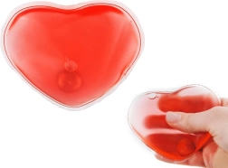 Malatec calentador de manos reutilizable en forma de corazón - 1 pieza