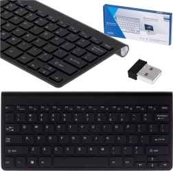 Teclado inalámbrico para Smart TV, PC y portátil – negro