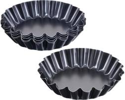Moldes metálicos para tartaletas Orion de 9 cm - 6 unidades
