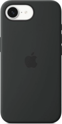 Funda de silicona para iPhone 16e – negra