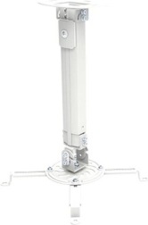 Brazo de techo para proyector 38–58 cm, 13,5 kg, plateado