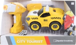 Taxi RC atornillable con sonidos y taladro