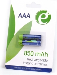 Baterías recargables AAA 850 mAh, 2 uds. blister