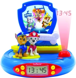 Despertador infantil con proyector Patrulla Canina