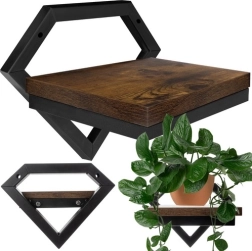 Estante de pared colgante RUHHY en estilo loft