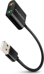 Tarjeta de sonido externa USB 2.0 48kHz/16-bit estéreo Axagon