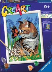 CreArt pintura por números – mejores amigos 18 × 24 cm
