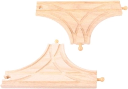 Desvío en T 2 piezas Bigjigs Rail