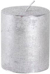 Vela rústica PROVENCE plateada 7 cm