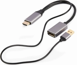 Adaptador HDMI a DisplayPort 4K 60Hz USB-A