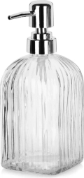 Dispensador de jabón de vidrio 550 ml