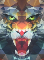 Puzzle León Poligonal 500 Piezas Ravensburger
