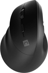 Ratón vertical inalámbrico NATEC Crake 2 para zurdos, Bluetooth 5.2 + 2,4 GHz, 2400 DPI, negro