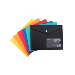 Carpeta con broche de presión 22 × 17 cm