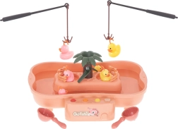 Juego familiar Caza de patitos con cañas de pescar y accesorios – Rosa