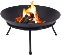 Hogar de jardín de hierro fundido en soporte 57 cm AMBIANCE