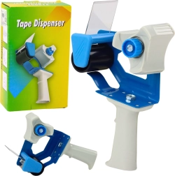 Dispensador manual de cinta adhesiva con mecanismo tensor