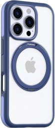 Funda protectora TORRAS Ostand R Fusion para iPhone 16 Pro, azul