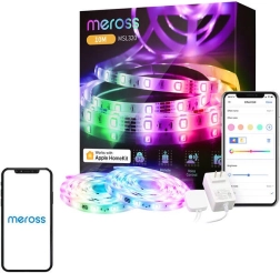 Tira de luz LED inteligente MEROSS MSL320 con compatibilidad con Apple HomeKit