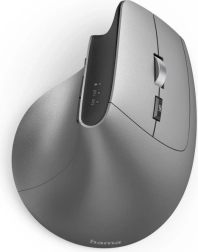 Ratón vertical ergonómico con Bluetooth, 2,4 GHz y USB-C, con iluminación RGB