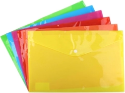 Carpeta con broche C4 33 × 23,5 cm con etiqueta